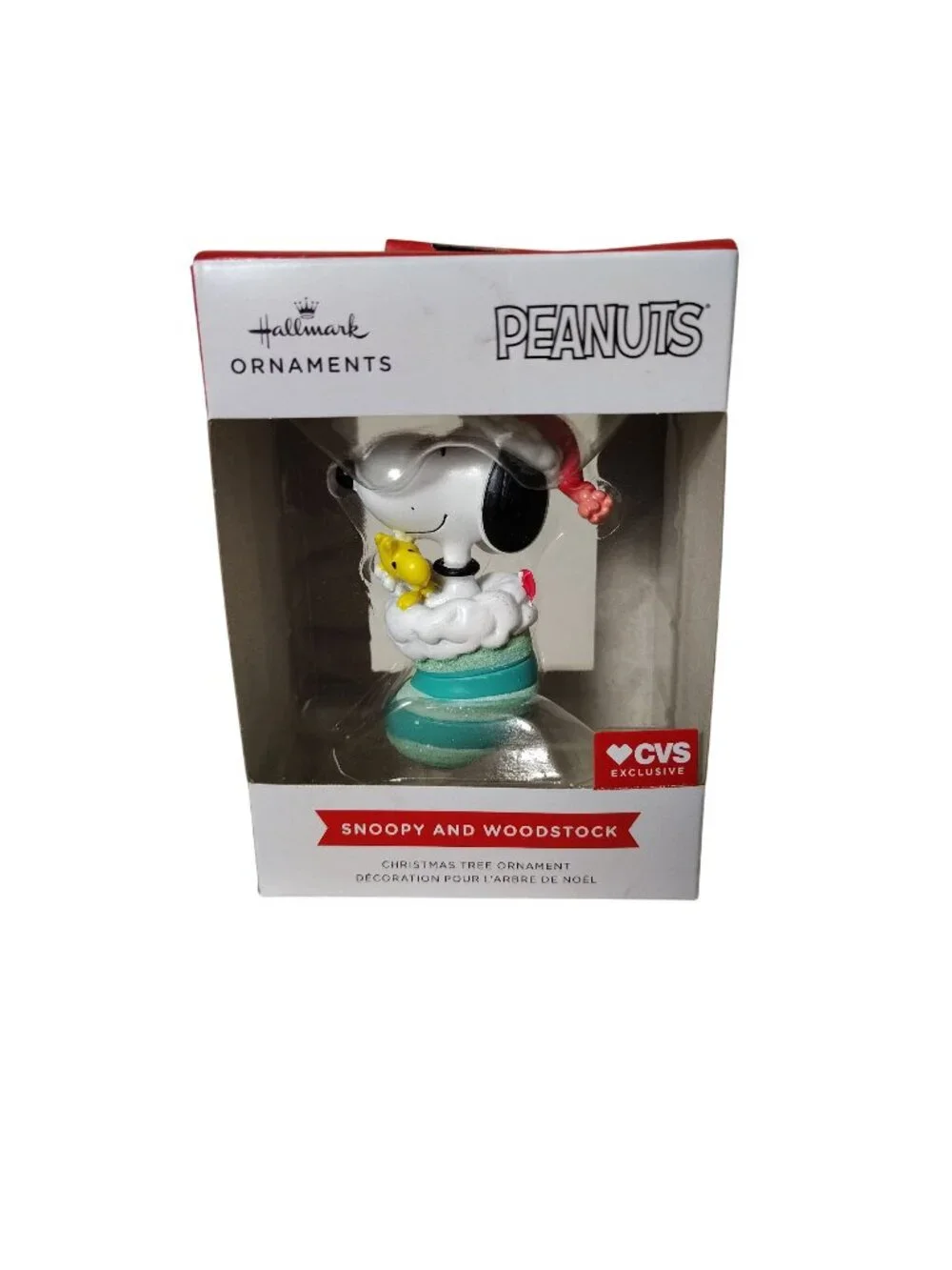 Hallmark Peanuts Snoopy and Woodstock Christmas Ornament